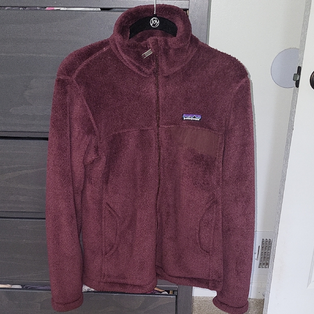 Patagonia Burgundy Re Tool Fleece Jacket